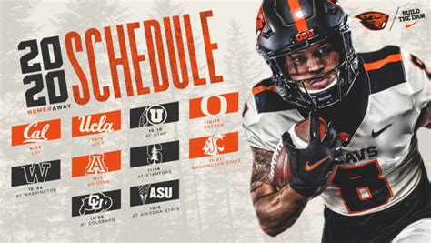 2020 Oregon State Football Schedule Set Beaversedge