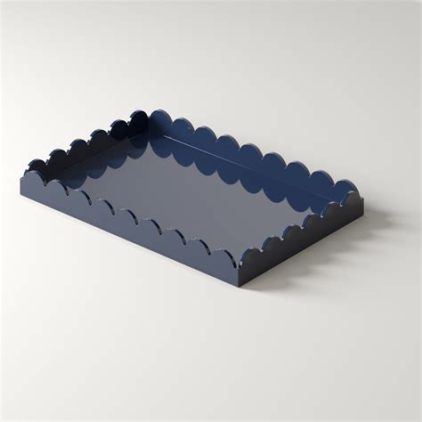 Scalloped Lacquer Tray De Rosee Sa Architects