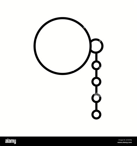 Unique Monocle Vector Line Icon Stock Vector Image And Art Alamy