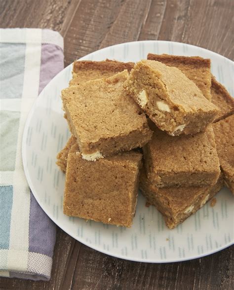 Spiced White Chocolate Blondies Bake Or Break