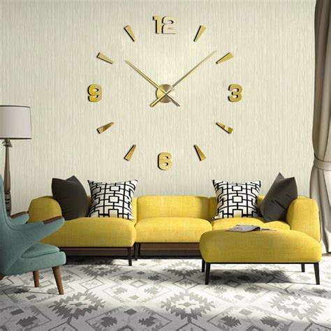 Timelike D Diy Wall Clock M Modern Frameless Large D Diy Wall Clock