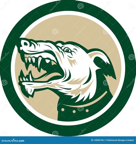 Barking Dog Vector Illustration | CartoonDealer.com #10013266