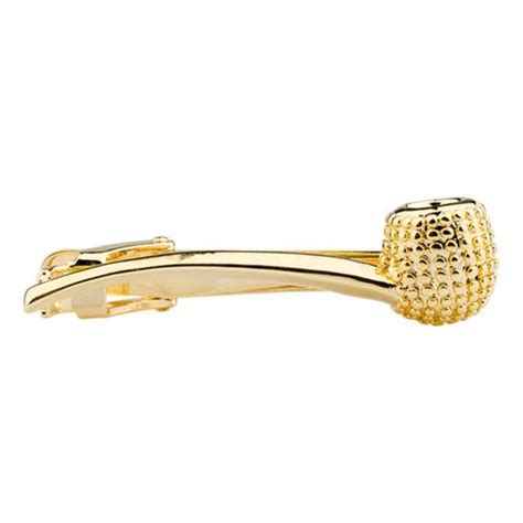 Buy The Tie Hub Brass Gold Smoke Pipe Clip Tack Tie Pin In Gift Box