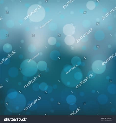 Blue Bokeh Background Stock Vector (Royalty Free) 55480609