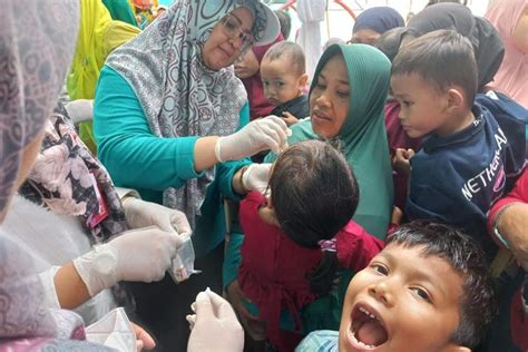 Dinkes Realisasi Imunisasi Polio Di Lhokseumawe Capai Persen