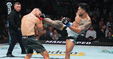 UFC 292 Results Brad Tavares Destroys Chris Weidmans Other Leg In