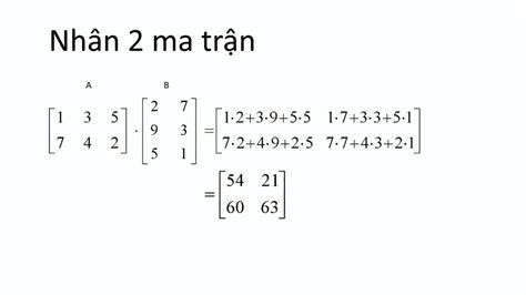 Cộng Trừ Nhân Chia 2 Ma Trận - Hướng Dẫn Chi Tiết và Đầy Đủ