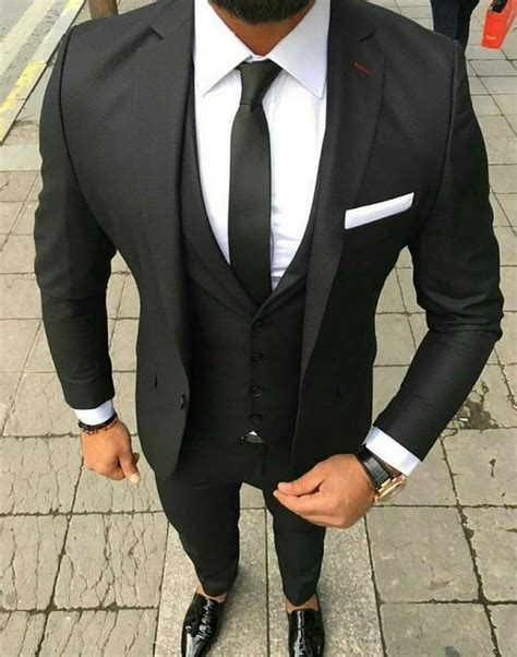 Pin By Khalander Sharief A M On Suites In 2019 Suit Fashion Suits Black Suit Men