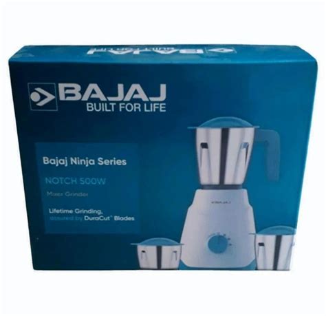 Bajaj Domestic Mixer Grinder For Wet Dry Grinding W At