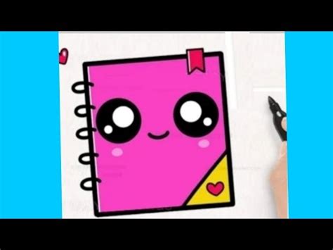 How To Draw A Cute Book Cute Book Drawing Easy Book Drawing Youtube