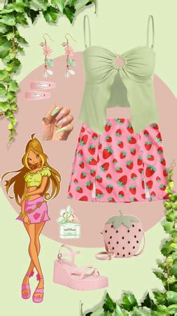 Winx Club Flora Costume Outfit ShopLook