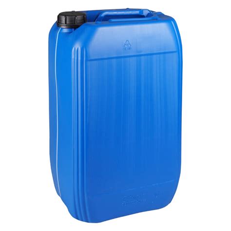 25 Liter Stapelbare UN Jerrycan Blauw Jerrycanshop Nl