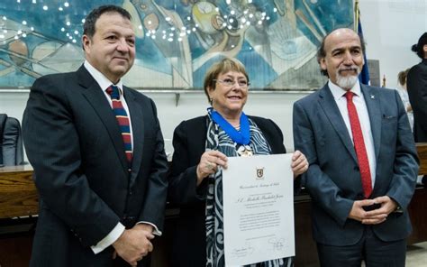 Expresidenta Michelle Bachelet Es Distinguida Con El Grado De Doctora