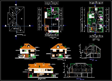 Planos De Casas Modernas En Autocad Gratis