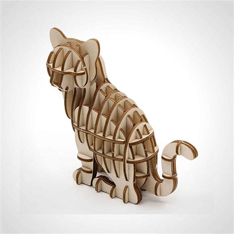 Cat 3D Wooden Puzzle | Eco.Pegs