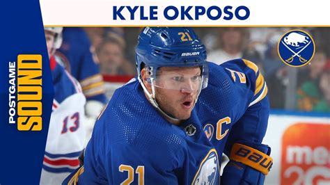 We Didn T Do Enough To Score Tonight Buffalo Forward Kyle Okposo