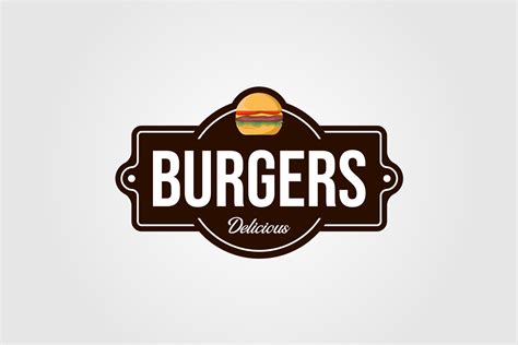 Vintage Burger Logo Or Signs For Food Co Gráfico Por Lawoel · Creative