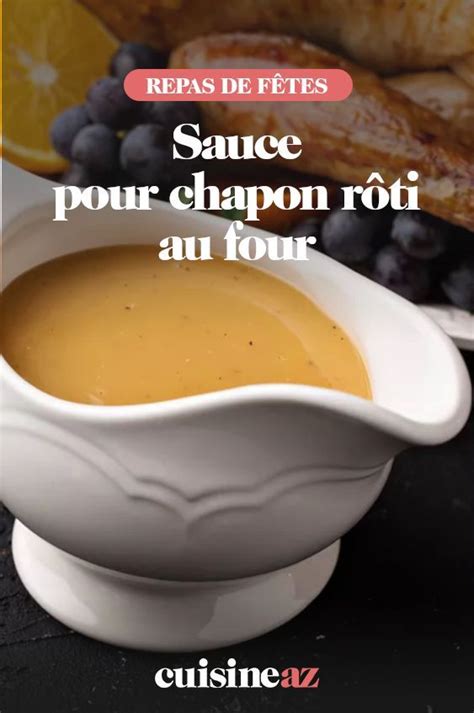 Sauce Pour Chapon R Ti Au Four Recette Sauce Pour Chapon Recette