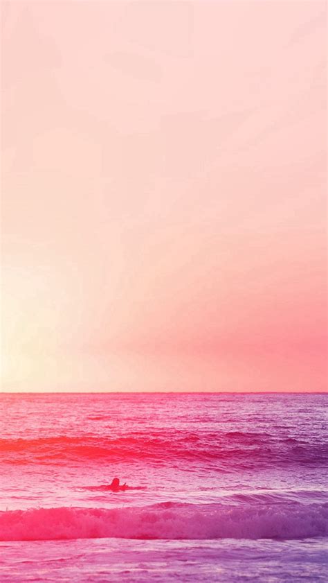 Happy Beach Sea Holiday Nature Fun City Pink iPhone Wallpapers Free ...