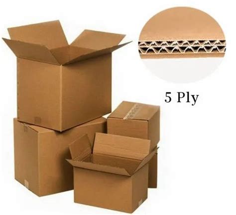 Double Wall 5 Ply Heavy Duty Corrugated Box Weight Holding Capacity