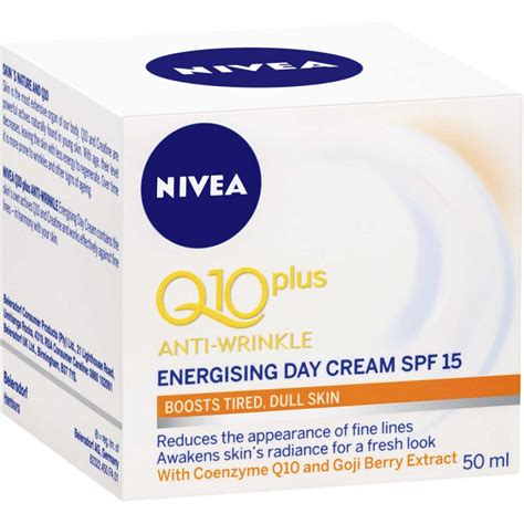 Nivea Q10 Plus Anti Wrinkle Energizing Day Cream SPF 15 50 Ml 1 7 Oz