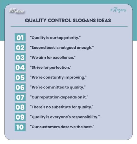 125 Creative Quality Control Slogans Taglines And Example Ideas Tiplance