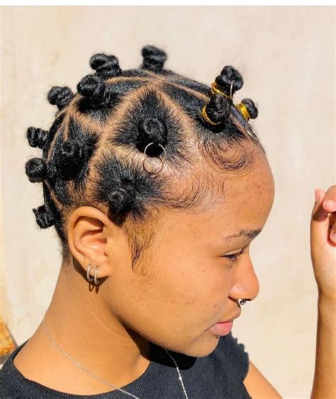 Bantu Knots Short Hair Bantu Knot Styles Bantu Knot Hairstyles Cute