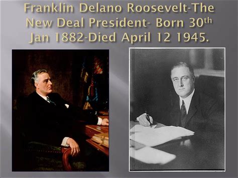 Franklin D Roosevelt New Deal