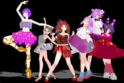 Fnaf Sister Location Pack Mmd Dl By Lanajararaka On Deviantart