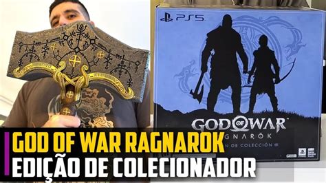 God Of War Ragnarok EdiÇÃo De Colecionador Unboxing