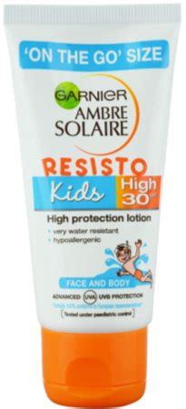 Garnier Ambre Solaire Resisto Kids schützende Hautmilch für Kinder SPF