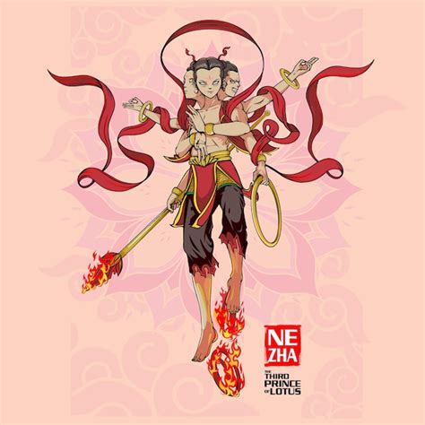 Premium Vector | Nezha vector illustration