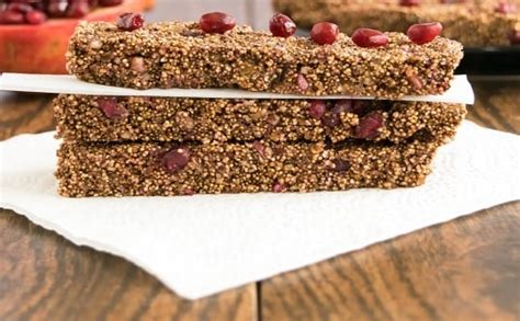 Puffed Amaranth Pomegranate Bars Vegan Gf Kiipfit