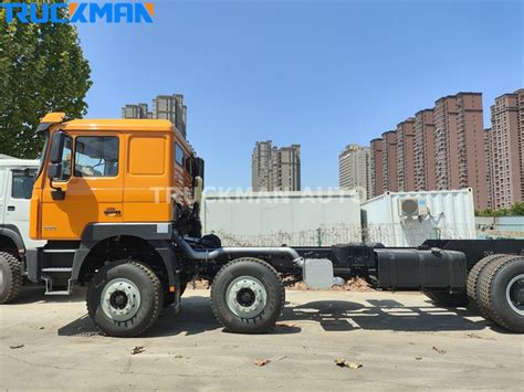 8x4 SHACMAN F3000 400HP Dump Truck Chassis For Angola