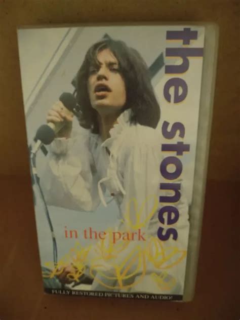 ROLLING STONES STONES In The Park VHS Video Tape Certificate E 0 99