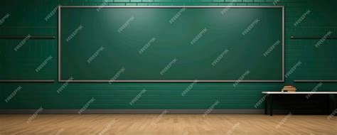 Premium AI Image | A green board with green wall illustration