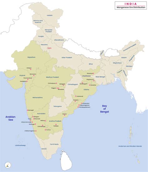 India Mineral Map Mineral Resources In India Upsc