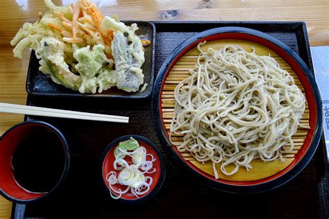 Tenzaru Soba Tempura With Chilled Buckwheat Noodles Recipe