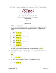 HW 4 CS2440 FA19 Docx COSC 2440 Computer Organization And