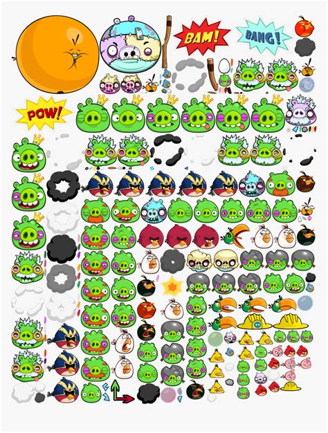 Sprites From Angry Birds, HD Png Download , Transparent Png Image - PNGitem