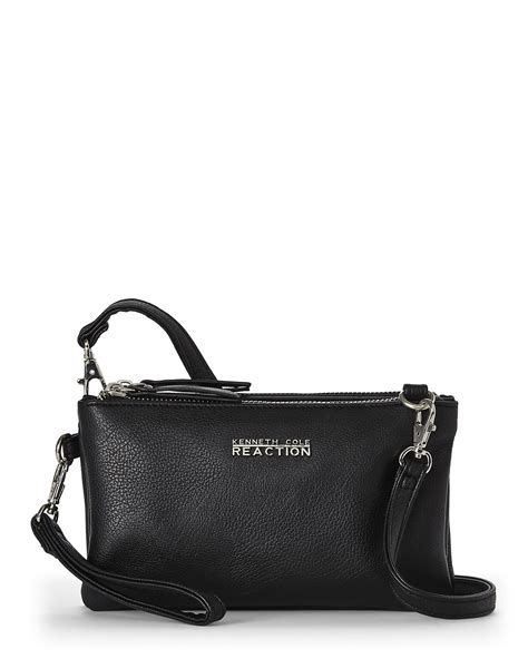 Lyst - Kenneth Cole Reaction Black Double Trouble Crossbody in Black