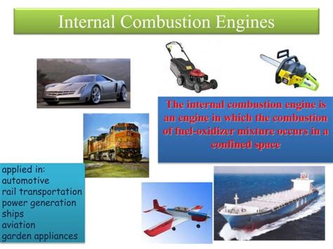 Internal Combustion Engines Ppt Ppt