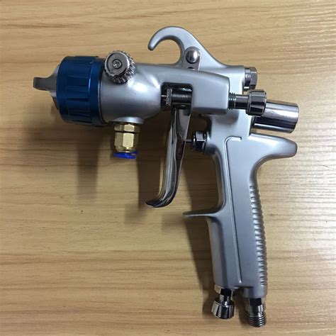 SAT1189 High Quality Air Spray Gun Professional Chrome Paint Gun Double