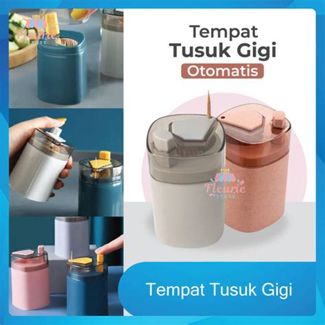 Jual Tempat Tusuk Gigi Otomatis Automatic Toothpick Holder Kota