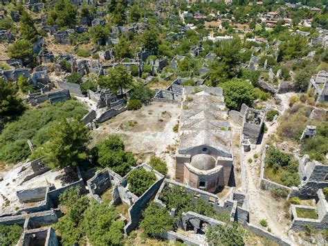 Premium Photo Historical Lycian Village Of Kayakoy Fethiye Mugla