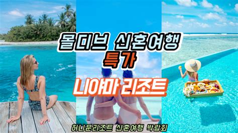 몰디브 신혼여행 특가 니야마 리조트 Or 허니문리조트 신혼여행 박람회 네이버 블로그