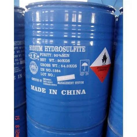 Liquid Sodium Hydrosulphite Packaging Type Drum Packaging Size 50