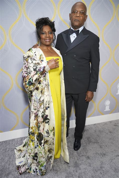 Samuel L. Jackson, Wife LaTanya Richardson Present Together at Tony Awards
