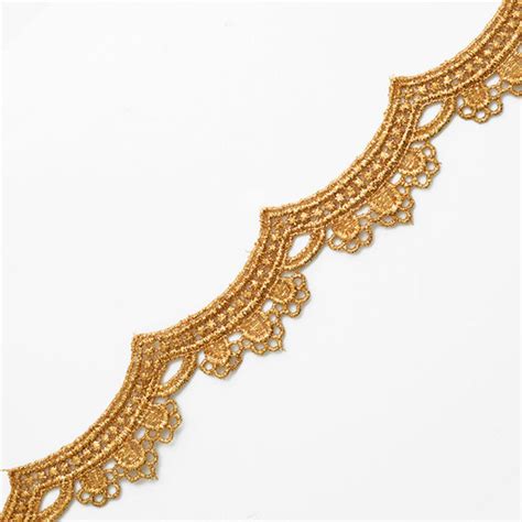 Inch Metallic Gold And Silver Lace Trim For Bridal Etsy