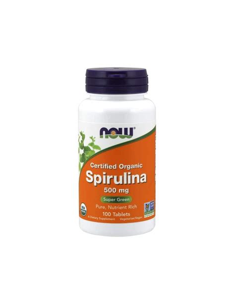 Now Foods Now Foods Certified Organic Spirulina Orgaaniline Spir